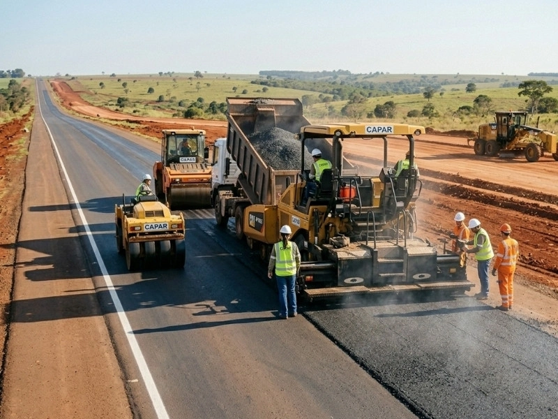 Pavimentación CAPAR Paraguay