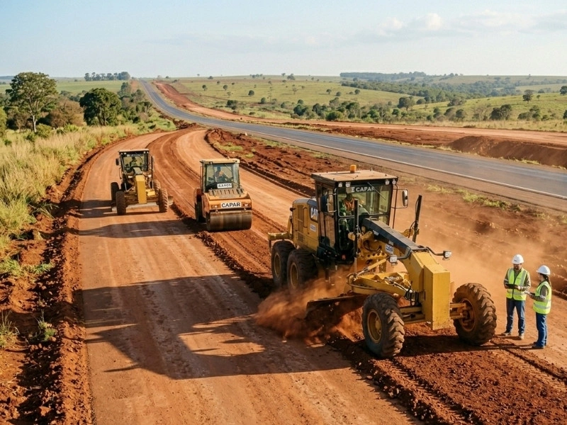 Pavimento tipo ripio CAPAR Constructora