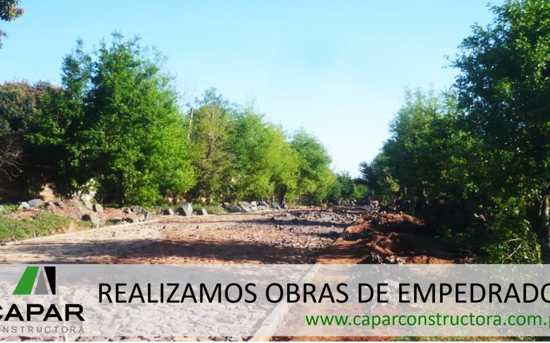 Realizamos obras de empedrado