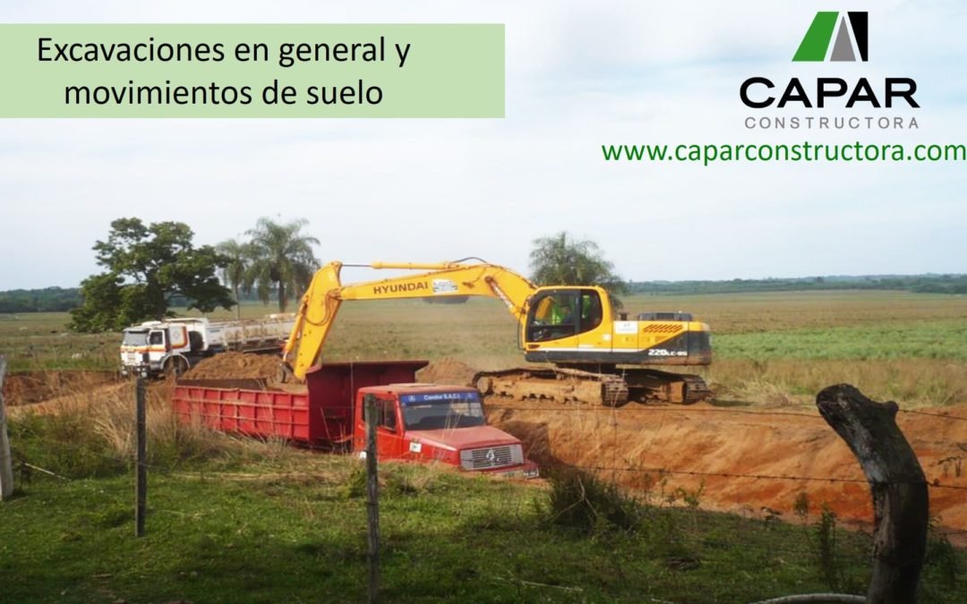 Excavaciones en general y movimientos de suelo